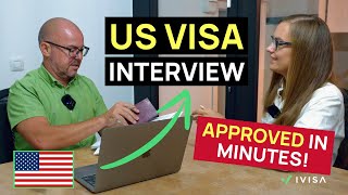 Latest US Visa Interview 🇺🇸  Mock Interview  US Visa Interview Process [upl. by Etnor]