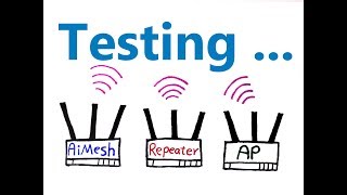 Testing ASUS AiMesh Repeater Access Point Wholehome WiFi [upl. by Pliner]