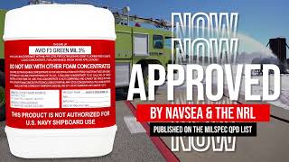 National Foam Launched Avio Green Mil 3 Foam Concentrate with MilSpec Approval [upl. by Dara815]