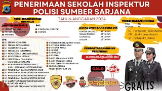 PENERIMAAN SIPSS POLRI TAHUN 2024 INI SYARATNYA  penerimaanpolri penerimaanpolribetah polri [upl. by Ahsinehs]