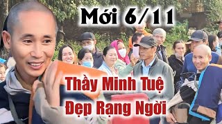 Thầy Minh Tuệ 611 khất thực đẹp rạng ngời người dân bức xúc Bà Phương Hằng tại sao [upl. by Slen474]