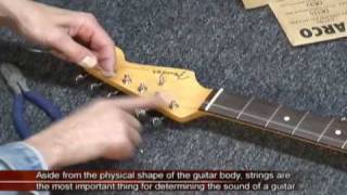 How To String Any Guitar  Guitar Universe [upl. by Oisangi779]