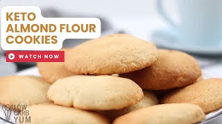 Keto Almond Flour Cookies [upl. by Winou]