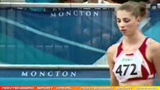 Marija Vukovic  Montenegros Marija Vukovic sails over 191m to win World Junior High Jump gold [upl. by Helali389]