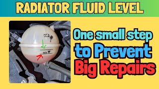 Why Radiator Fluid Levels Matter Too Much or Too Low [upl. by Gerrard]