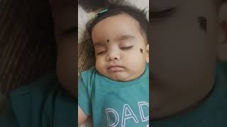 chandaniya chup jane re😴cutebabyshorts sleeping [upl. by Ivgnout]