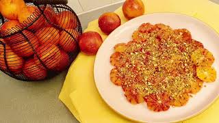 Red Blood Orange Salad Recipe  Taras Kitchen [upl. by Osy]