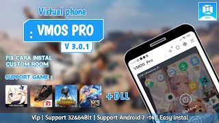 VMOS PRO Versi 301 VIP Support Android 7  14  Tutorial instal [upl. by Gusella842]