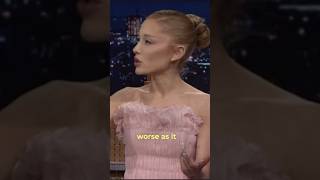 Ariana Grande on her hilarious SNL performance😂 arianagrande snl espresso [upl. by Darra]