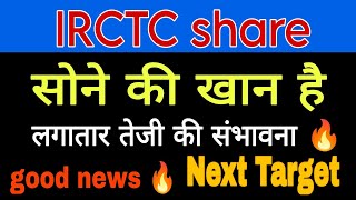 IRCTC share latest news today  IRCTC stock news financemarket stockmarket [upl. by Adnat]