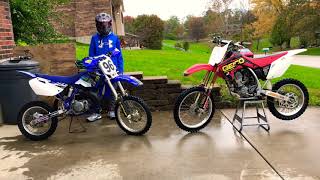 CRF 150r VS YZ 85 [upl. by Jary]