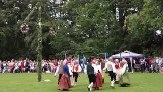 Traditional Swedish Midsummer Dance [upl. by Jorey166]