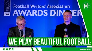 Erling Haaland speech IN FULL as he collects his Footballer of the Year award [upl. by Nawd]