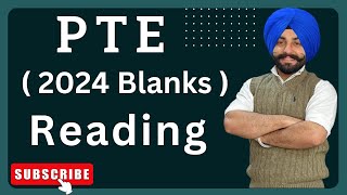 PTE Reading how to improve reading blanks in 2024 best strategies  Gurwinder sir [upl. by Erdei]