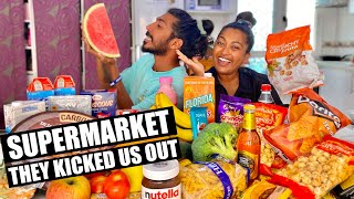 අපිව සුපර්මාකට් එකෙන් එලියට දැම්මා  SUPERMARKET KICKED US OUT  Tenerife  Episode 12  Binario12 [upl. by Eyaf484]