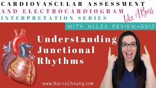 Junctional Rhythms  Cardiovascular Assessment amp ECG Interpretation Like A Boss [upl. by Hobart685]