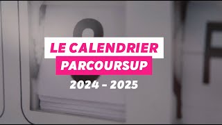 Le calendrier Parcoursup 2025 [upl. by Bergstrom]