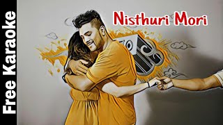 Nisthuri Mori  KARAOKE With Lyrics  Neetesh Jung Kunwar  Free Karaoke  BasserMusic [upl. by Soble610]