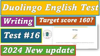 2024 New update Duolingo English Test Writing  Practice Set 16 [upl. by Aisset]