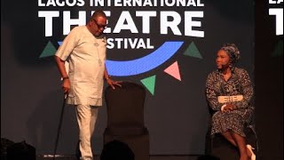 JIDE KOSOKO REMEMBERS HIS DAYS ON STAGE AT LAGOS INTERNATIONAL THEATRE FESTIVAL 2024 [upl. by Eskil]