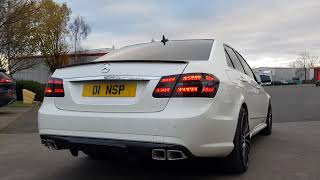 Mercedes E350 CDI W212 Performance Exhaust cars exhaust mercedes amg [upl. by Ivah]