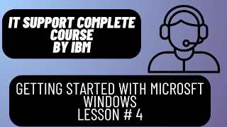 Getting Started with Microsoft Windows  Lesson 4 [upl. by Woodsum]