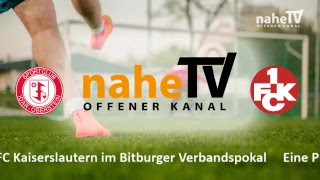 SC 07 IdarOberstein gegen 1 FC Kaiserslautern LIVE [upl. by Merv85]