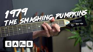 The Smashing Pumpkins  1979 guitar lesson tutorial [upl. by Zenda740]