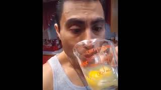 martin cabello drinkingeating raw eggs [upl. by Tybalt]