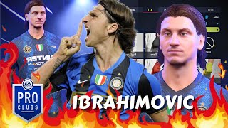 FIFA 22 Zlatan Ibrahimovic Young Version Pro Clubs Creation [upl. by Sumetra944]