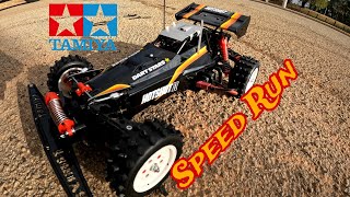 Tamiya Hotshot 2 quick speed run with super stock BZ motor [upl. by Yatnahc]