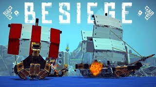 Besiege Multiverse  Epic Pirate Ship Battles amp HighFlying Car Stunts  Besiege Multiplayer [upl. by Hulbert]