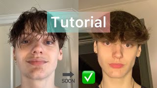 EASIEST Tutorial from Straight to Fluffy  Messy Hair🔥 [upl. by Nitniuq]