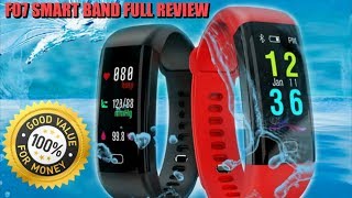 F07 Smart Band Fitness Tracker 2020 Review l Cool Gadget Reviews [upl. by Uzzi]