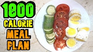 1800 Calorie Meal Plan [upl. by Tom653]