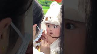 Cute baby injection for the first time 🥹🥹🥹  Cuteness overload [upl. by Dam]