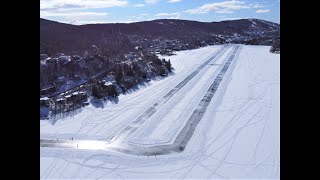 Ice Rink MINI 2 4K LacBeauport Quebec [upl. by Little587]