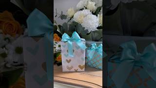 How to wrap a gift with a handle giftideas giftbox giftwrapping [upl. by Bennion]