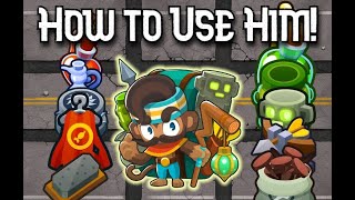 How to Use Geraldo Properly on CHIMPS My Tips to Help You Improve Update 383 Bloons TD6 [upl. by Durante]