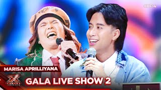 Marisa Aprilliyana  Cuek Rizky Febian  Gala Live Show 2  X Factor Indonesia 2024 [upl. by Asilram273]