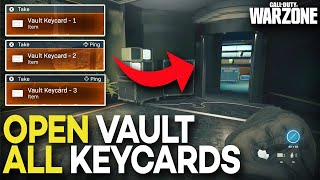 How to Open Vault Door and Get All Keycards in Nakatomi Plaza Warzone Season 3 Easter Egg Guide [upl. by Eresed]