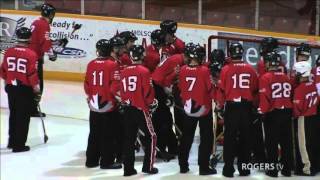 2016 Canadian Broomball Championships  Round Robin Palmerston Rookies vs Ottawa Nationals [upl. by Inaliel28]