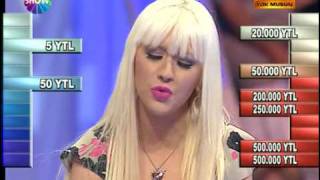 Christina Aguilera  Hurt Live Acapella  Turkish Deal Or No Deal Clip [upl. by Nea696]