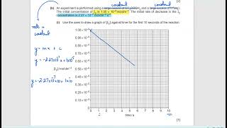 A2 Chemistry  9701w23qp42  Question 1  Reaction Kinetics [upl. by Nylavad]