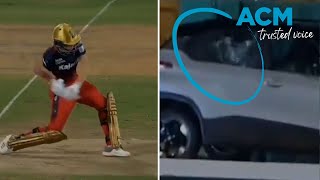 That could be an expensive six Ellyse Perry smashes car window in WPL [upl. by Dub]