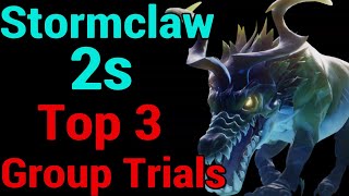 2s Stormclaw Top 3 Group Trials With War Pike Build  Dauntless [upl. by Onateag]