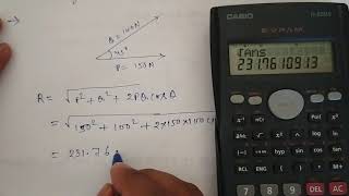 Easiest way to solve problem related to parallelogram law of forces in hindi [upl. by Won769]