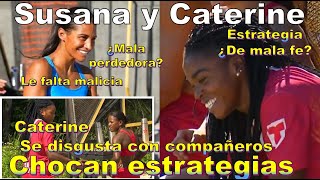 Susana y Caterine Estrategias ¿De mala fe ¿Mala perdedora Exatlon AllStars [upl. by Wylen]