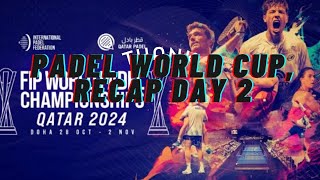 FIP world padel championship RECAP day 2 [upl. by Rednaxela]