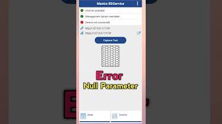 Null Parameter Error  device me null Parameter problem solve [upl. by Eitra]